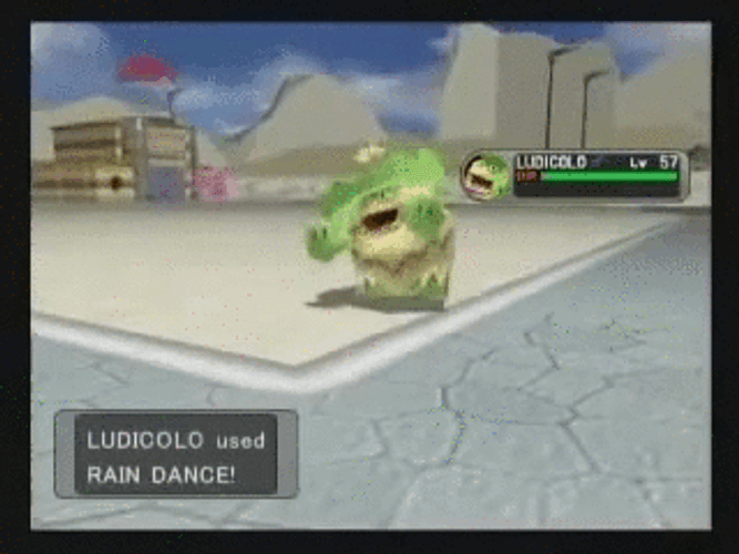 Pokemon Rain Dance GIF