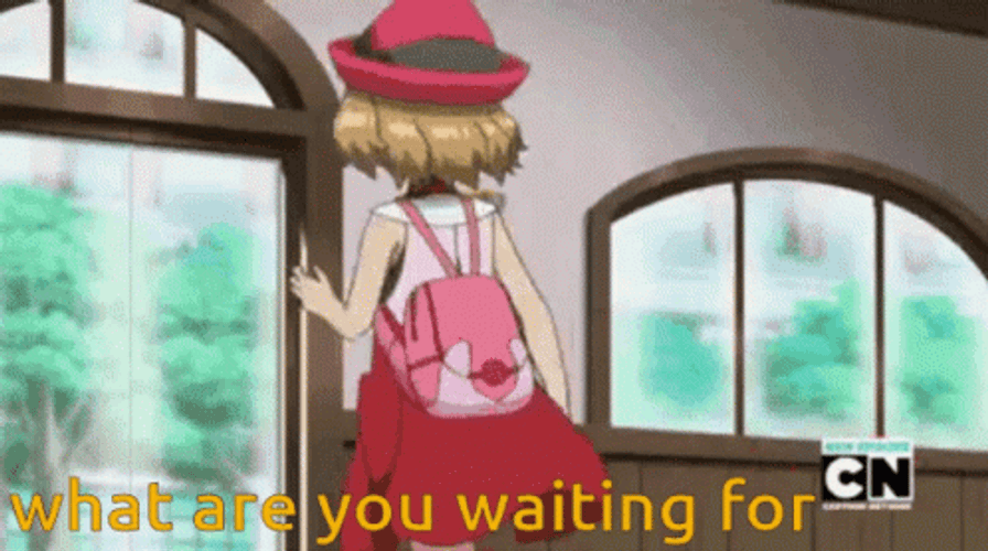 Pokemon Serena What Are You Waiting For GIF