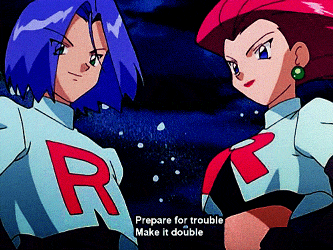 Pokemon Team Rocket Prepare For Trouble GIF
