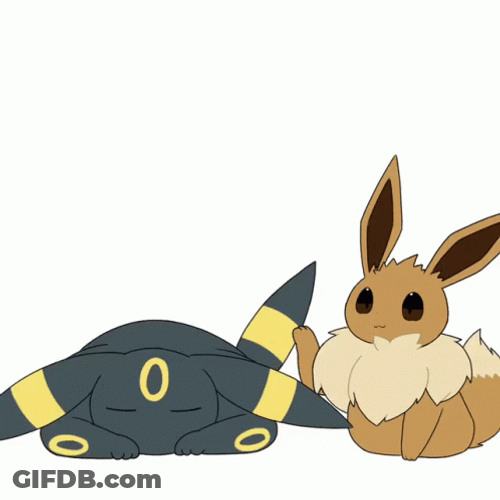 Pokemon Umbreon Eevee Pop Glow GIF