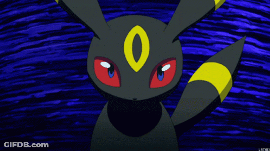 Pokemon Umbreon Psychic Eyes GIF
