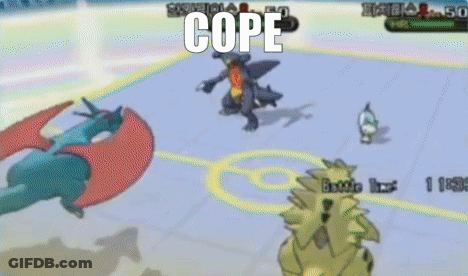 Pokemon Video Game Saying Cope GIF