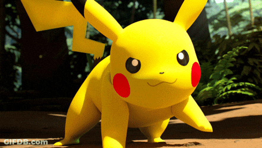 Pokémon Virtual Lightning Pikachu GIF