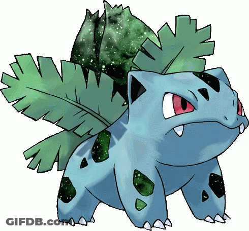 Pokemon With Leaf On Back GIF