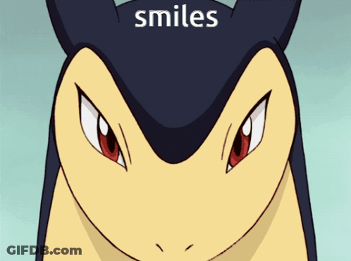 Pokemon With Smiles On Its Head GIF