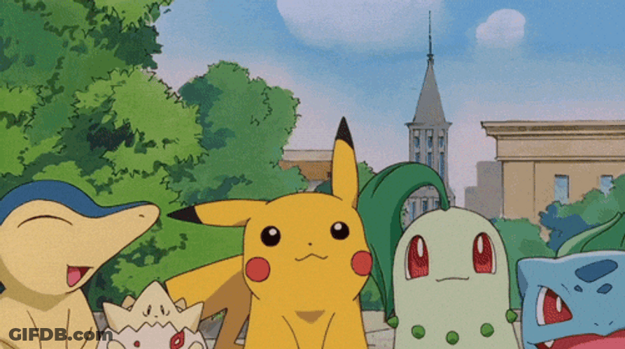 Pokemon Yipee Celebrating GIF