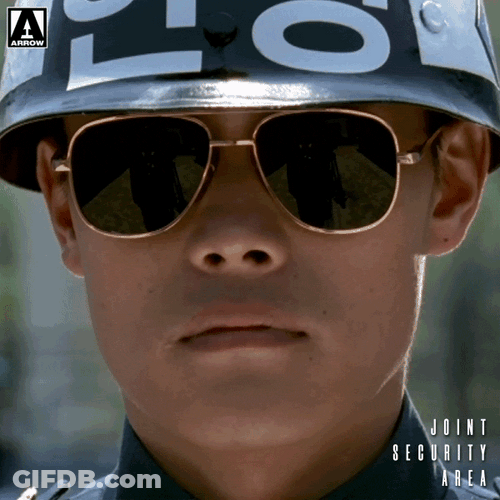 Poker Face Asian Soldier Unimpressed GIF