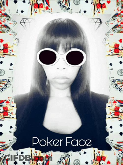 Poker Face Dr. Donna Thomas Rodgers GIF