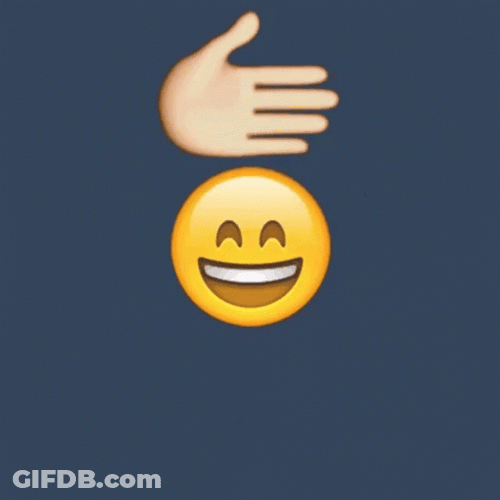 Poker Face Emoji Happy Sad GIF