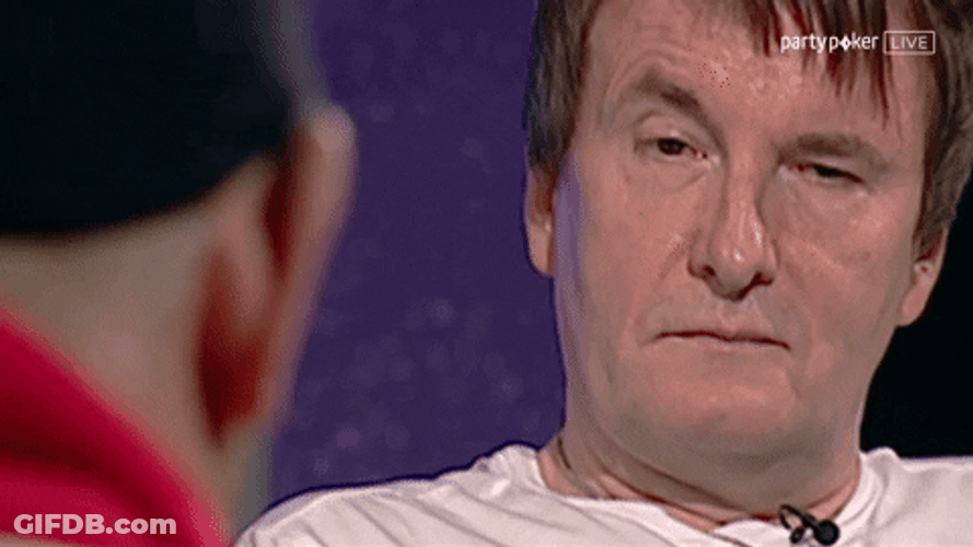 Poker Face Eyebrow Raised GIF