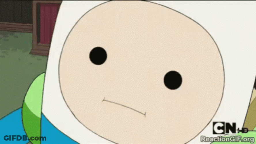 Poker Face Finn Adventure Time GIF
