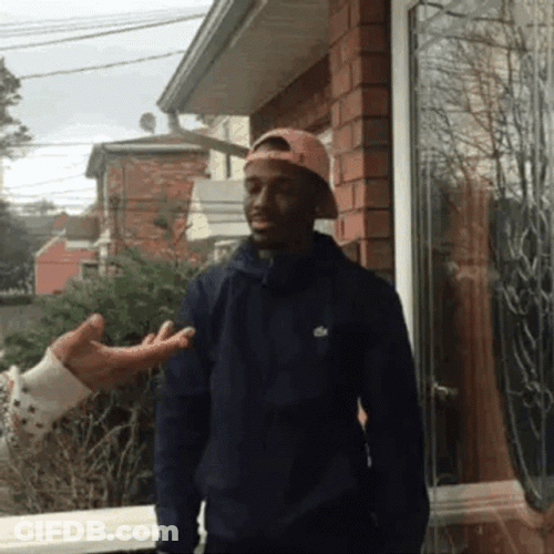 Poker Face Guy Down Goes Frazier GIF