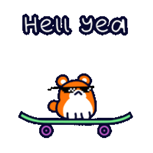 Poki Hamster Sticker GIF