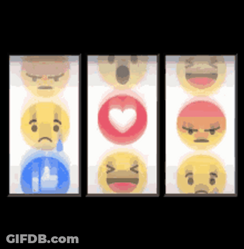 Pokies Slot Machine Facebook Emoji Reactions GIF