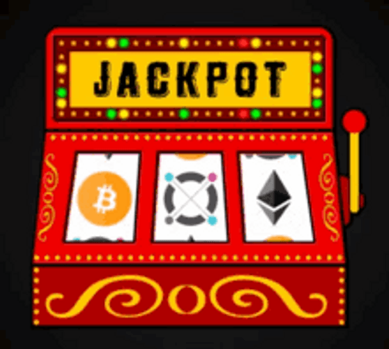 Pokies Slot Machine Jackpot Bitcoin GIF