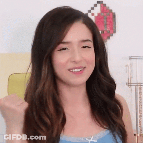 Pokimane Bite Lips Approve GIF