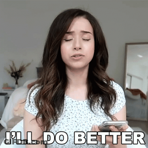 Pokimane I'll Do Better GIF