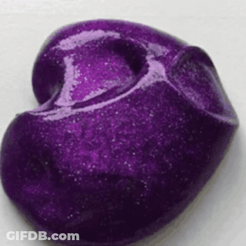 Poking Dark Purple Slime GIF