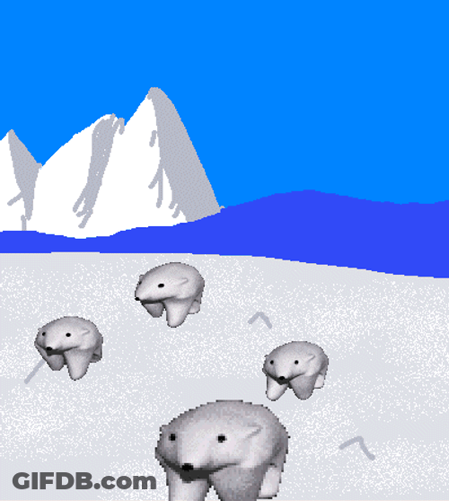 Polar Bear Animated GIF