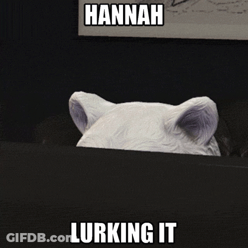 Polar Bear Hannah Lurking GIF