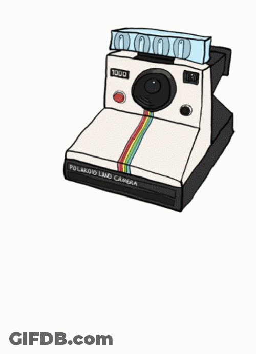 Polaroid Camera Animation GIF