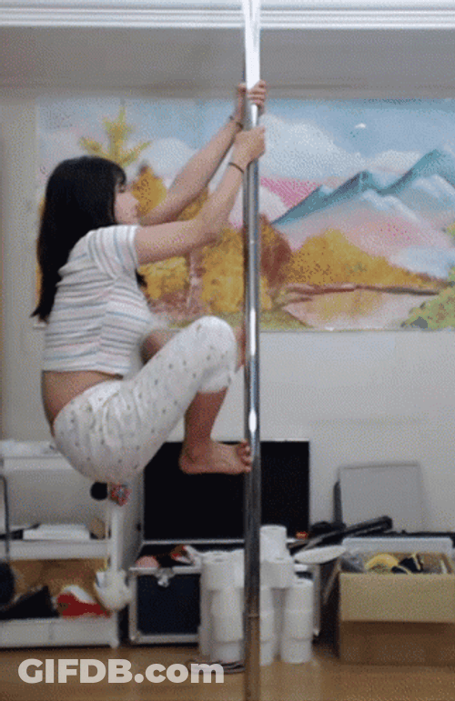 Pole Dancing Jinny TV GIF