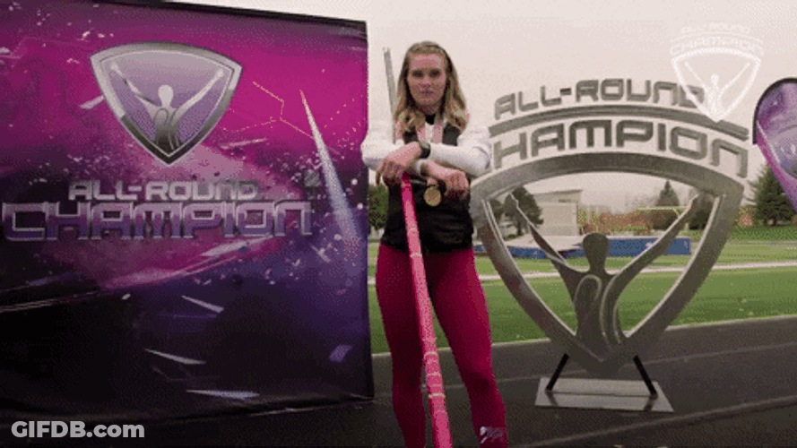 Pole Vault Alysha Newman GIF
