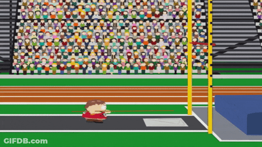 Pole Vault South Park GIF
