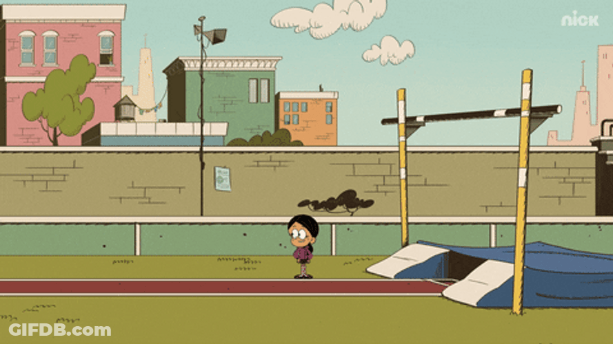 Pole Vault The Loud House Stuck GIF