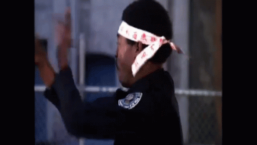 Police Academy Angry Police GIF