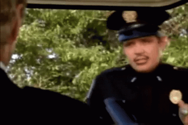Police Academy Scene Funny Police Face GIF