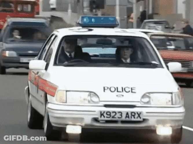 Police Car GIF