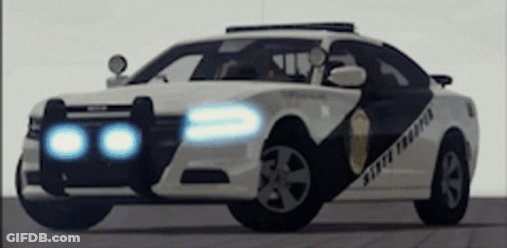 Police Car GIF