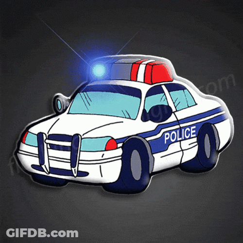 Police Car GIF