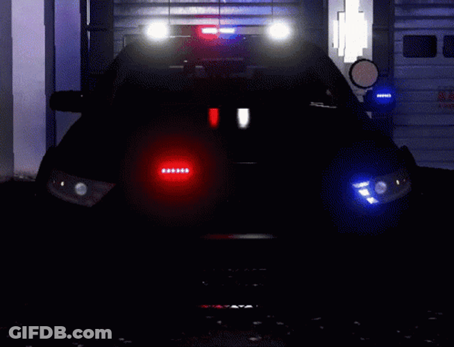 Police Car Lights Law Enforcement GIF