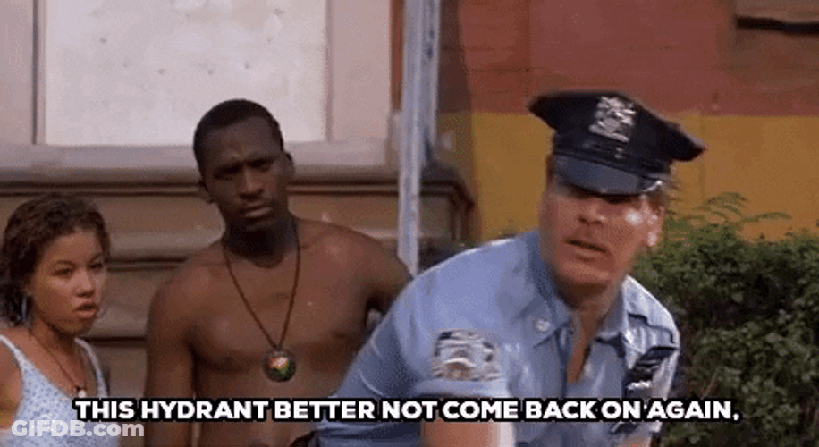 Police Cop Bill Nunn Helping Out GIF