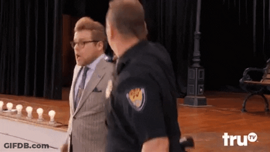 Police Cop Using Tazer GIF