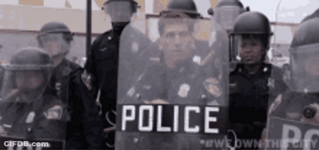 Police Guard Perimeter Crime Scene Rally GIF