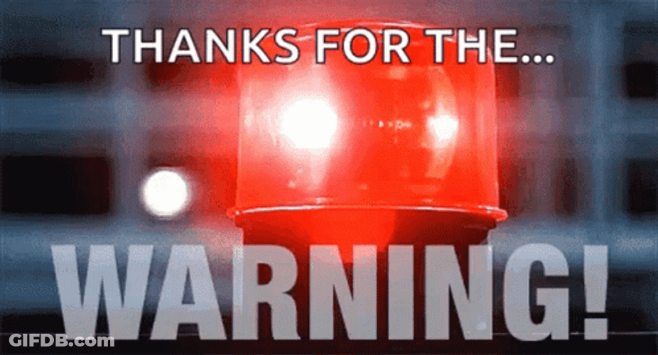 Police Lights Cops Thanks For The Warning GIF