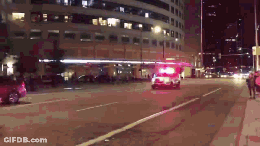 Police Lights Police Car City Roving GIF
