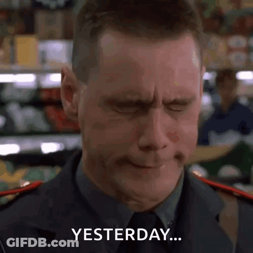 Police Officer Crying In Grocery Store Saying Yesterday GIF