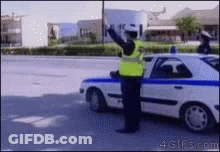 Police Officer Giving Thumbs Up GIF