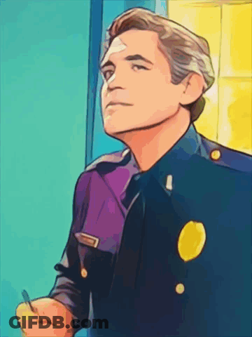 Police Officer Name Tag William GIF