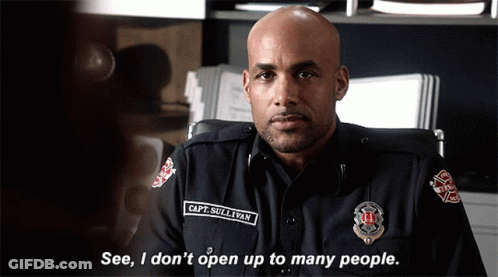Police Officer Saying I Don't Open Up GIF