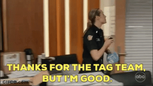 Police Officer Saying Thanks GIF