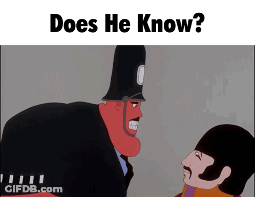 Police Officer Talking To Man Does He Know GIF