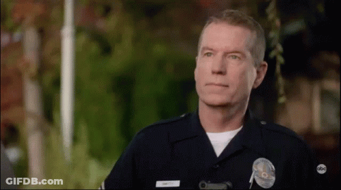 Police Officer With Smith Name Tag GIF