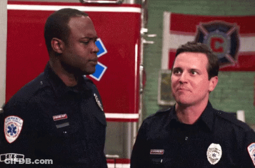 Police Officers Next To Each Other GIF