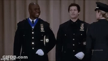 Police Officers Saying No Regrets GIF
