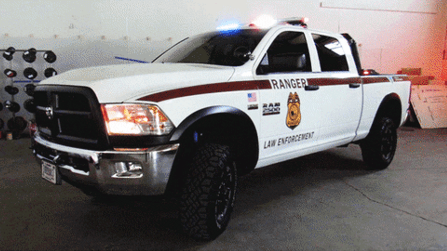 Police Ranger Flashing Lights GIF